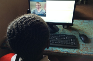 Child Skyping